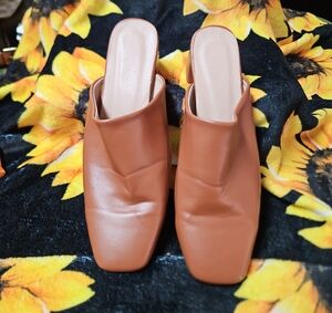 Elegant Tan Women's Mules